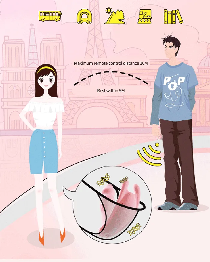9colors Vibrators Wearable Butterfly Panties Vibrator