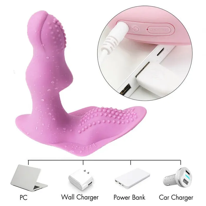 9colors Vibrators Wearable Butterfly Panties Vibrator
