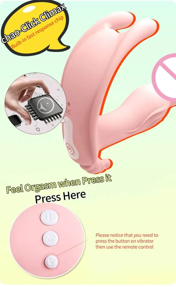 9colors Vibrators Wearable Butterfly Panties Vibrator