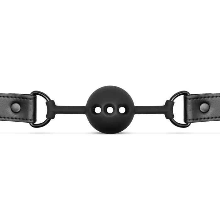 Anal Bedroom Fantasies Breathable Silicone Ball Gag Black