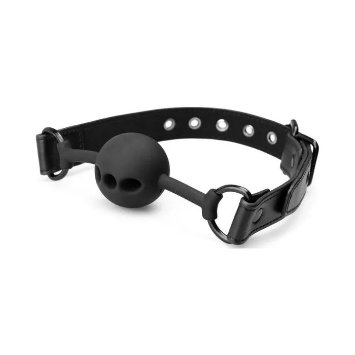 Anal Bedroom Fantasies Breathable Silicone Ball Gag Black