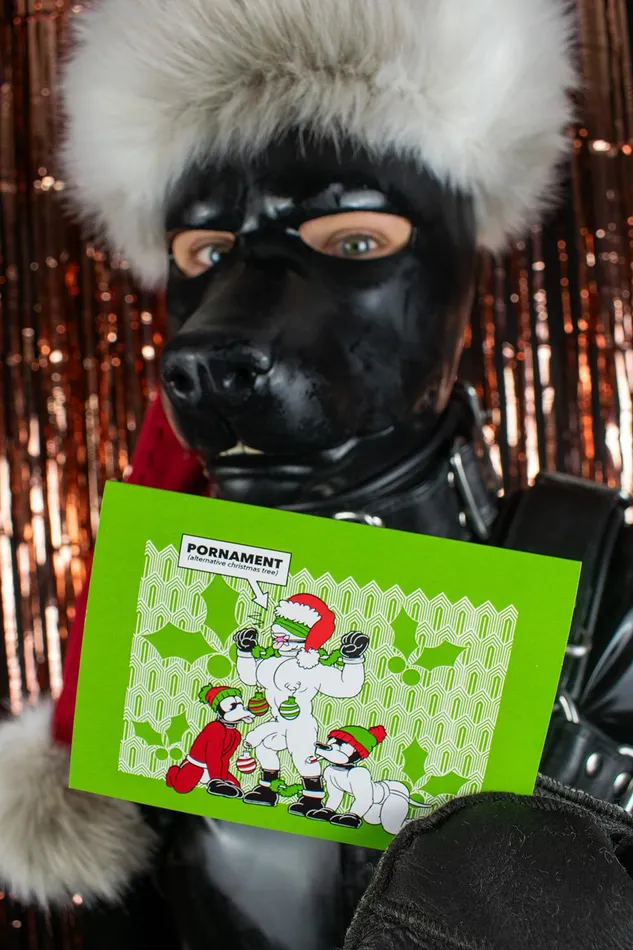 Enhancers Pornament Xmas Card Pack James Newland Illustration