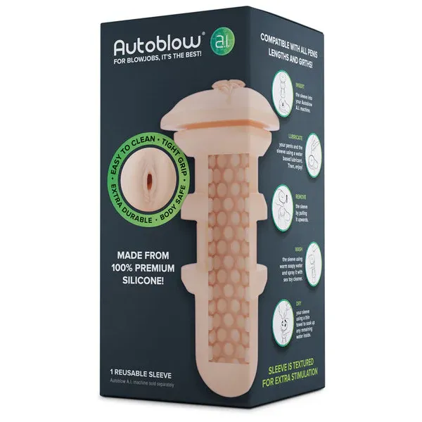 Autoblow AI Plus Silicone Vagina Sleeve Light AUTOBLOW Male Sex Toys