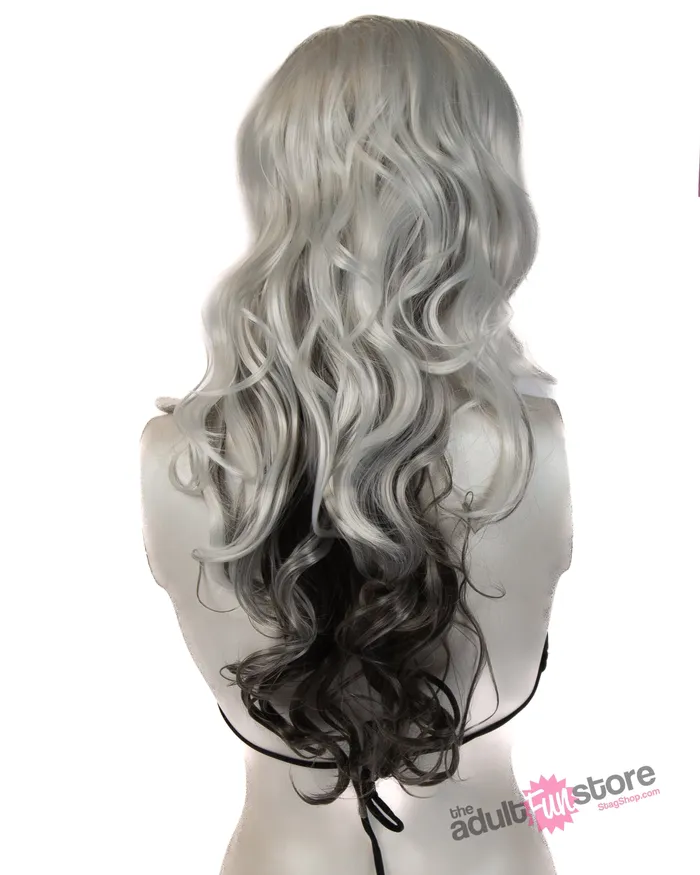 Pleasure Wigs Vibrators Pleasure Wigs Gina Wig WhiteGrey