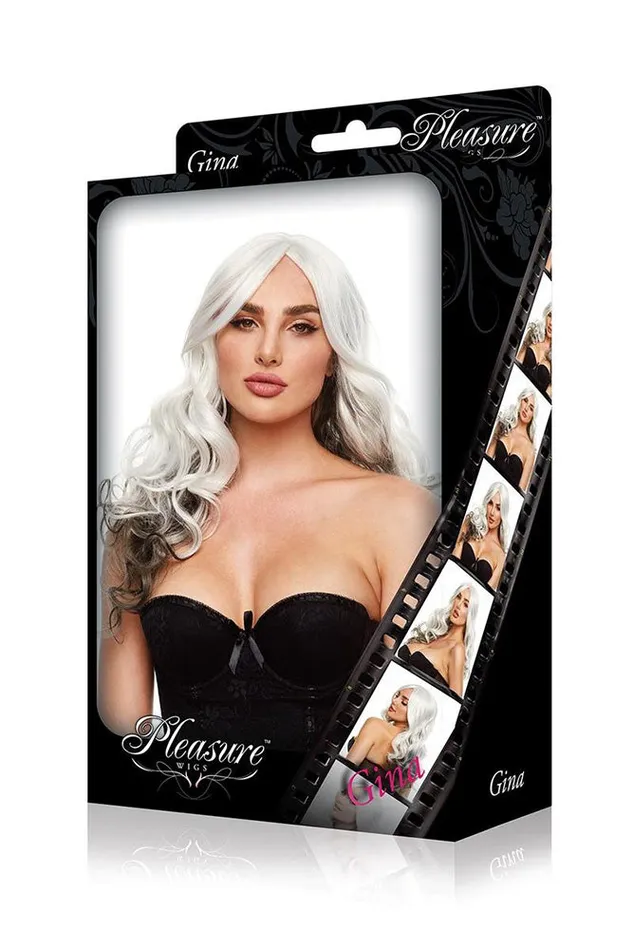 Pleasure Wigs Vibrators Pleasure Wigs Gina Wig WhiteGrey