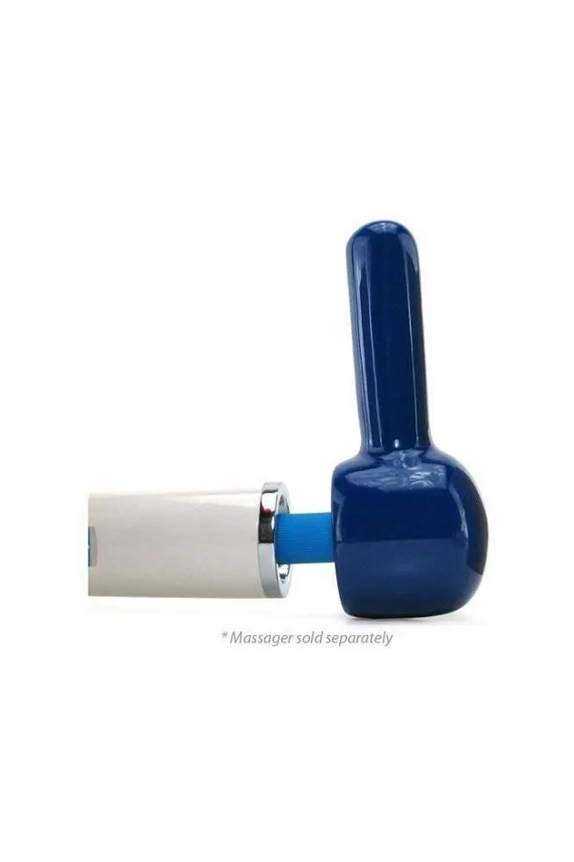 Vibratex Vibratex Wonder Wand Straight Attachment Blue Female Sex Toys
