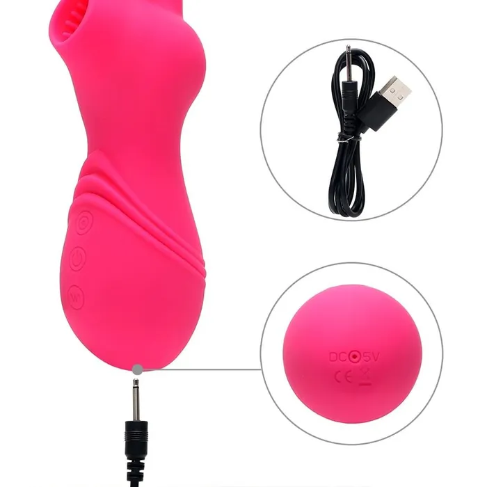 Lovegasm Vibrators Power Sucker Vibrator Clit Nipple Toy Tongue OralSucking Klitoris