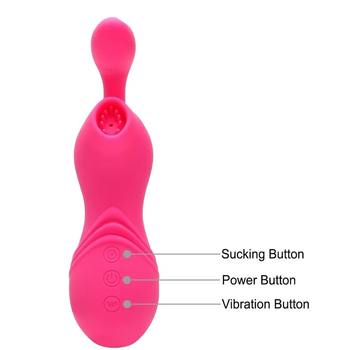 Lovegasm Vibrators Power Sucker Vibrator Clit Nipple Toy Tongue OralSucking Klitoris