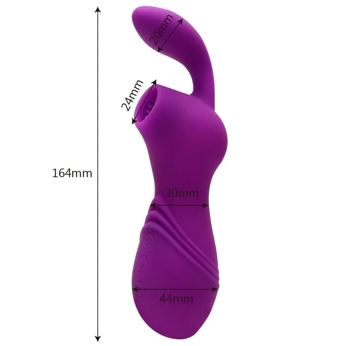 Lovegasm Vibrators Power Sucker Vibrator Clit Nipple Toy Tongue OralSucking Klitoris