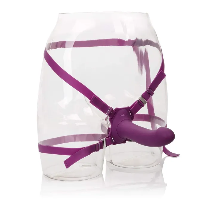 California Exotics Me2 Rumbler Strap On Vibrating Dildo Purple California Exotics Female Sex Toys