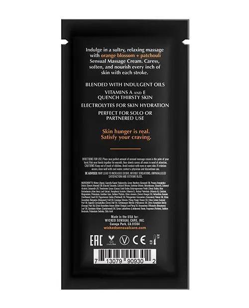 Couples Wicked Sensual Care Wicked Sensual Care Orange Blossom Patchouli Massage Cream