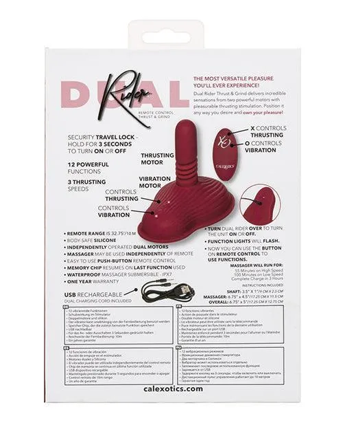 Female Sex Toys California Exotic Novelties Dual Rider Remote Control Thrust And Grind