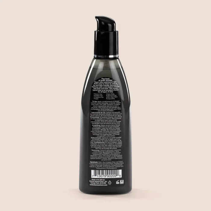 Lubricants Wicked Sensual Care Wicked Hybrid water siliconebased hybrid lubricant