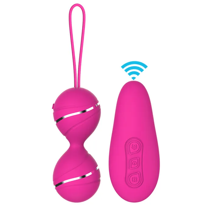 YOSPOSS Male Sex Toys 7 Speed Modes Wireless Control Vibrating Vagina Love Egg Kegel Ball