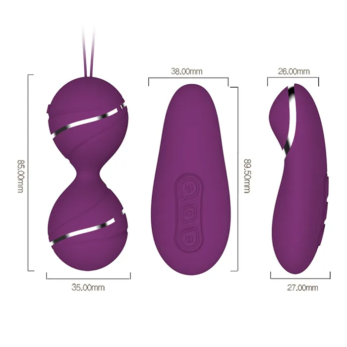 YOSPOSS Male Sex Toys 7 Speed Modes Wireless Control Vibrating Vagina Love Egg Kegel Ball