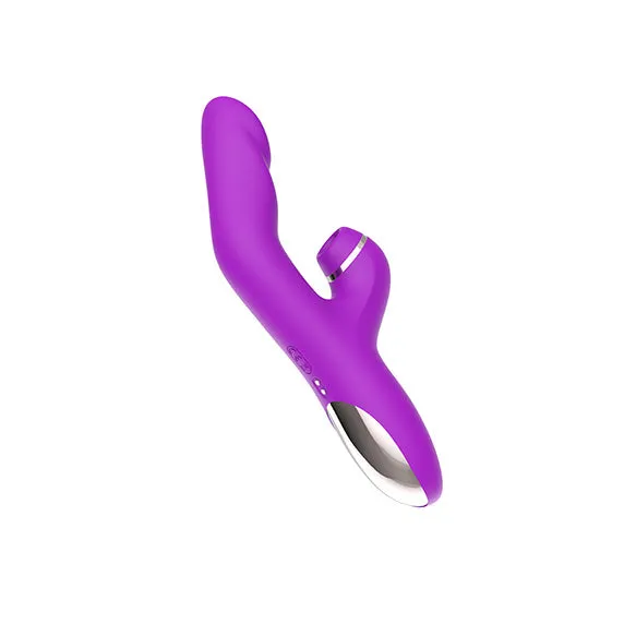 3 in 1 bunny vibrator 5 sucking with heating function Earlypeach Female Sex Toys