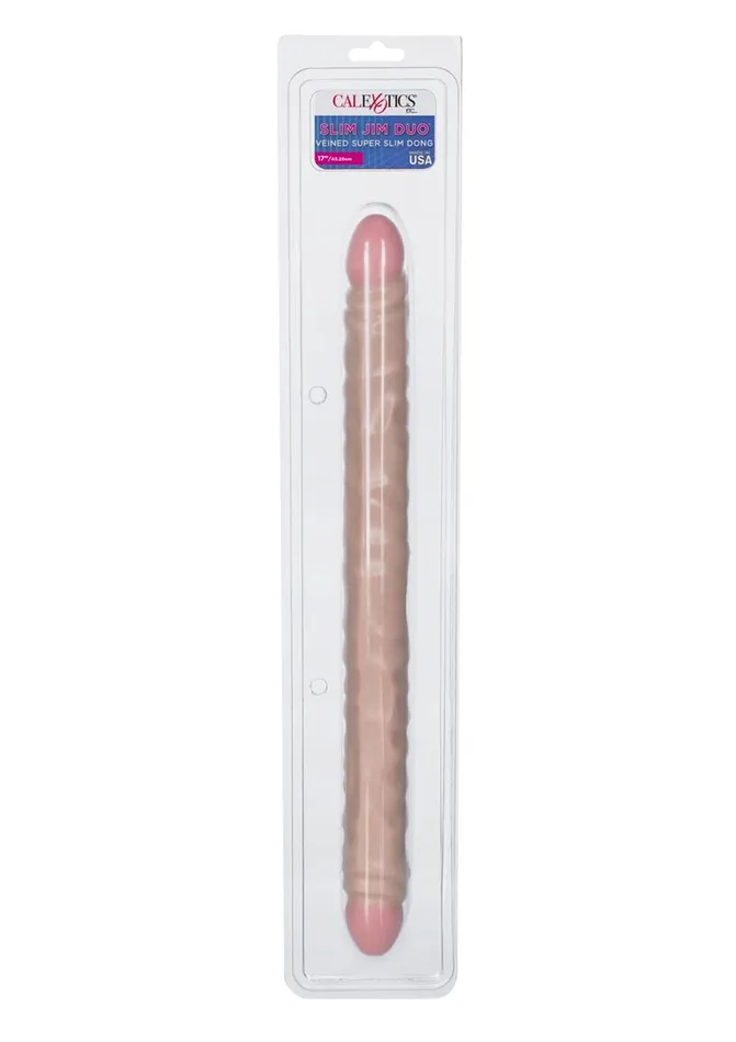 Dildos Lifelike Dongs Slim Jim Duo Veined Super Slim Double Dildo