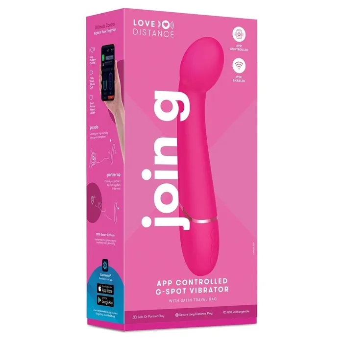 Love Distance Join G App Controlled GSpot Vibrator Pink Love Distance Vibrators Love Distance Join G App Controlled GSpot Vibrator Pink Love Distance Vibrators