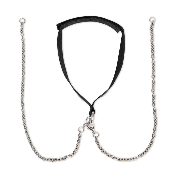 Lux Fetish Female Sex Toys Lux Fetish 12 Piece Interchangeable Collar Nipple Clips Set