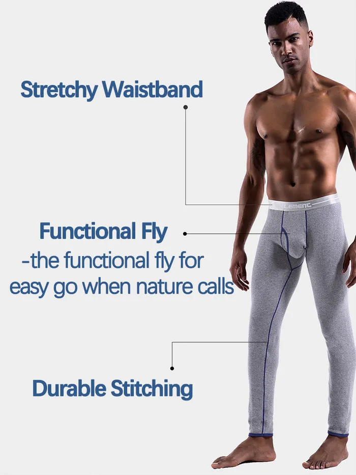 Mens Thick Soft Fleece Lined Thermal Underwear mysite Female Sex Toys