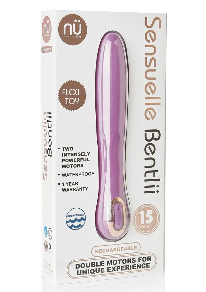 Nu Sensuelle Female Sex Toys Nu Sensuelle Bentlii Rechargeable Silicone Vibrator Orchid Nu Sensuelle Female Sex Toys Nu Sensuelle Bentlii Rechargeable Silicone Vibrator Orchid