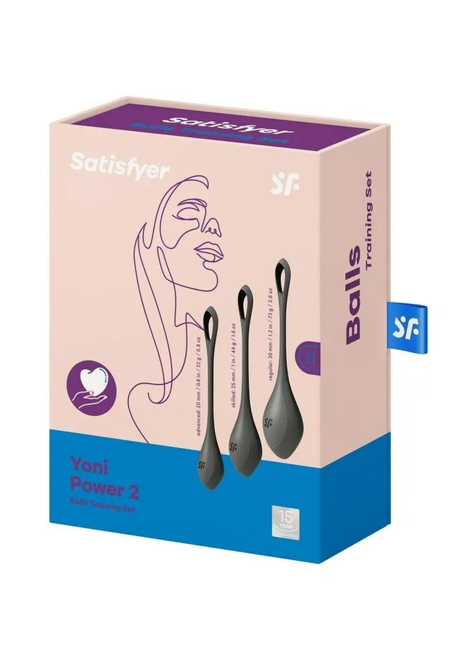 Satisfyer Female Sex Toys Satisfyer Yoni Power 2 Silicone Weighted Ben Wa Balls