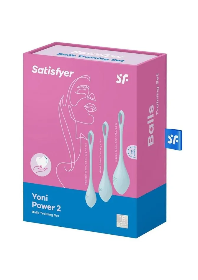 Satisfyer Female Sex Toys Satisfyer Yoni Power 2 Silicone Weighted Ben Wa Balls