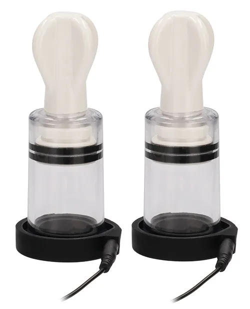 Shots Electroshock Nipple Suckers Clear Open Desires Dildos