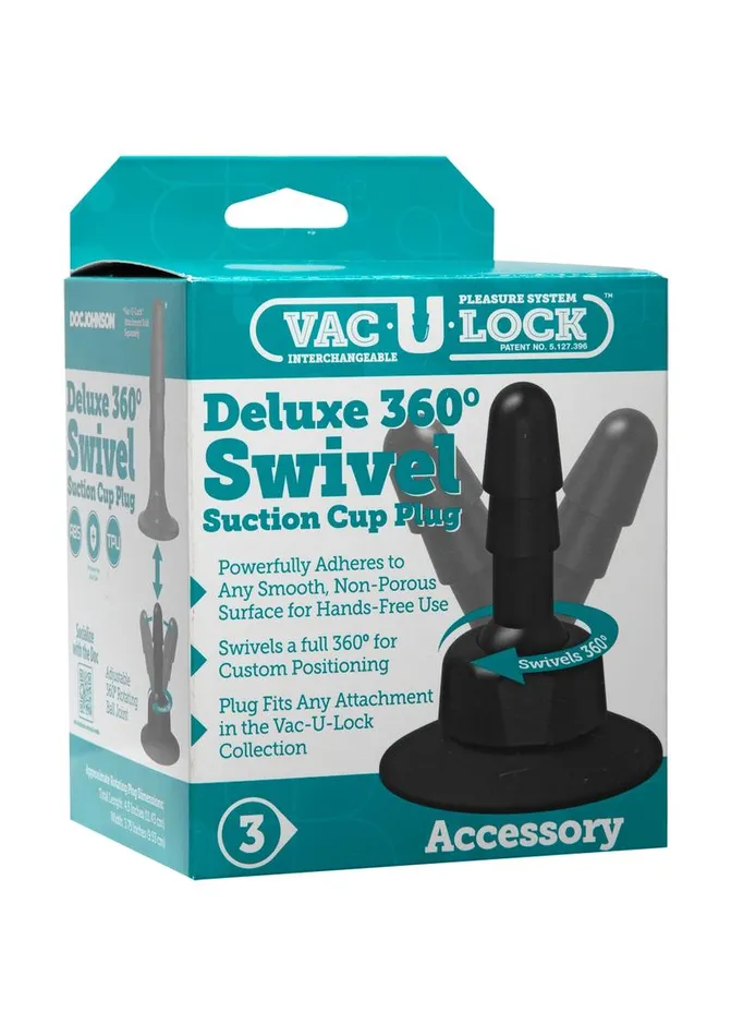 VacULock Dildos Vac U Lock Deluxe 360 Swivel Suction Cup Plug VacULock Dildos Vac U Lock Deluxe 360 Swivel Suction Cup Plug