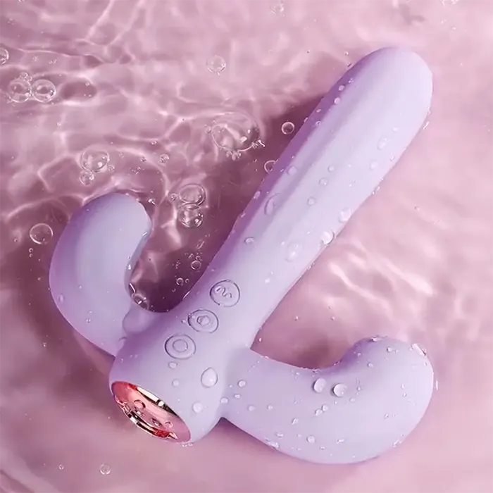 Vibrators Cactus Triple Head Vibrating Sucking Massager Inyarose