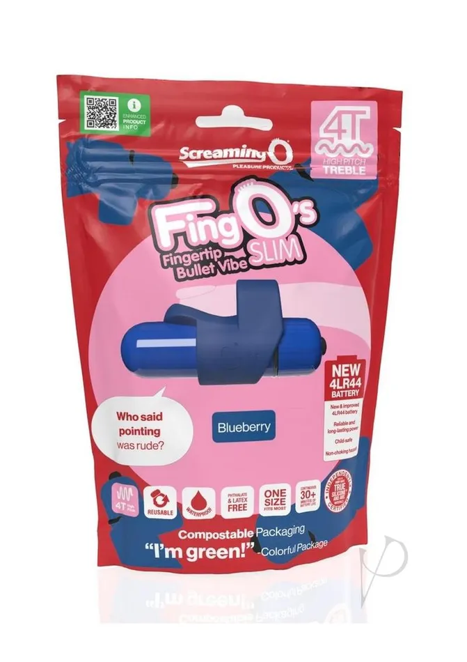Female Sex Toys Screaming O 4t Fingo Slim Finger Vibrator