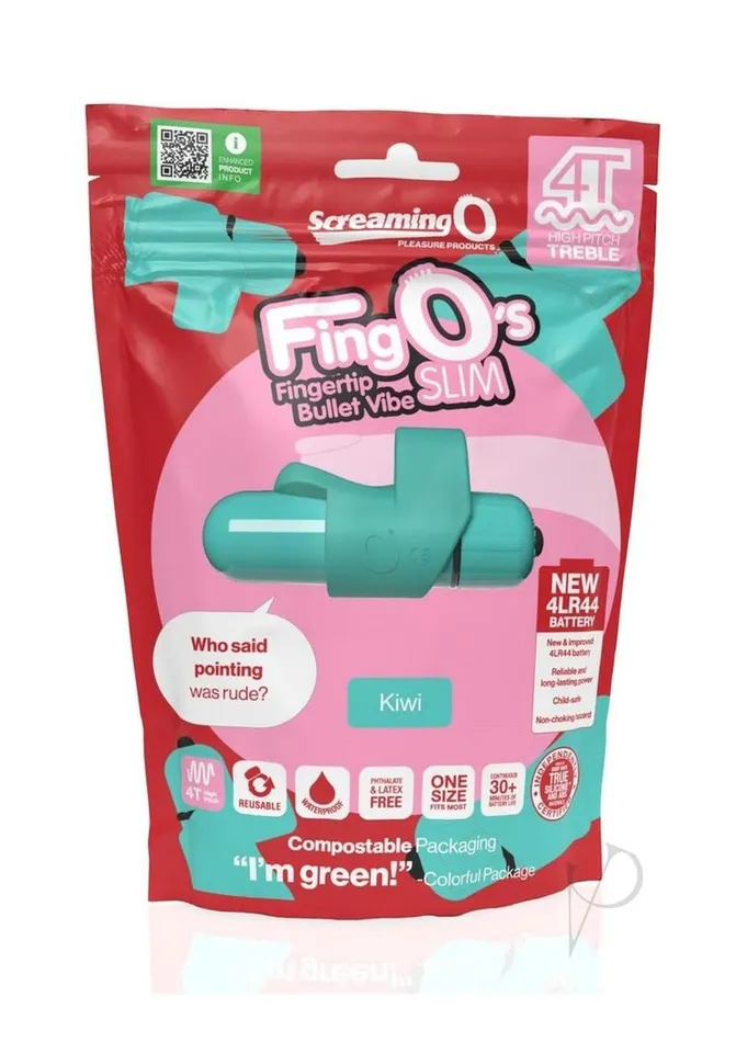 Female Sex Toys Screaming O 4t Fingo Slim Finger Vibrator