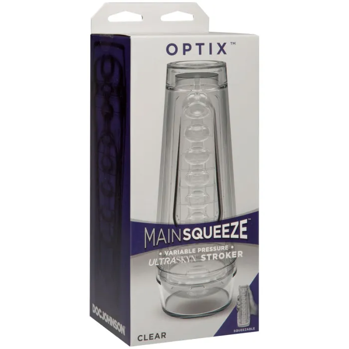 The Toolshed AU Optix Crystal Masturbator Clear Male Sex Toys